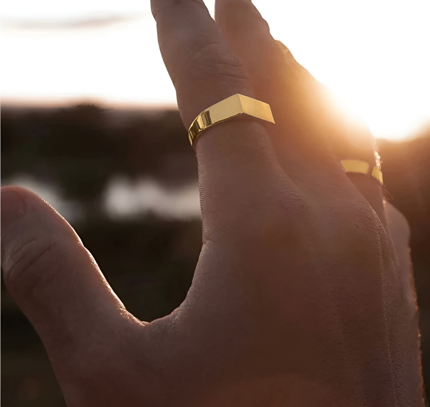 HEPTAGON RING GULD