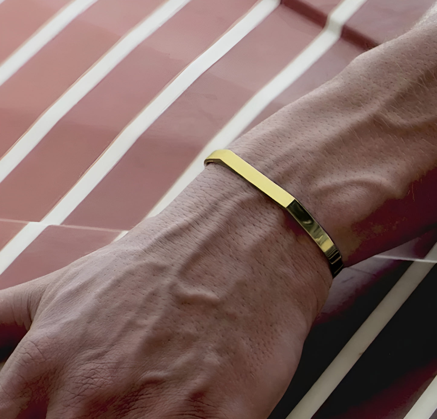 HEPTAGON BRACELET GULD