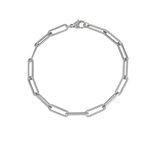 PAPERCLIP BRACELET SILVER