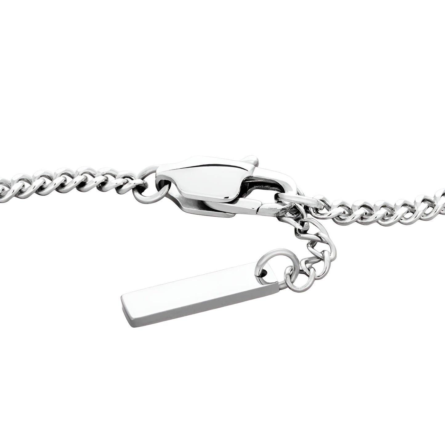 SLIM CUBAN BRACELET SILVER