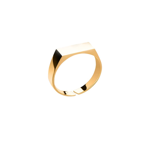 HEPTAGON RING GOLD