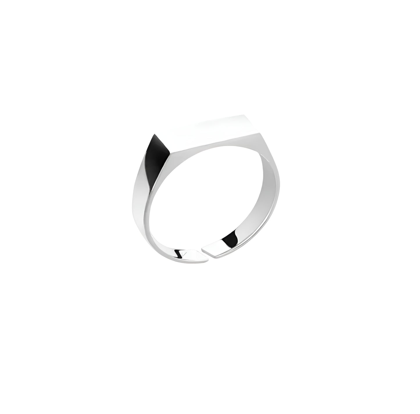 HEPTAGON RING SILVER