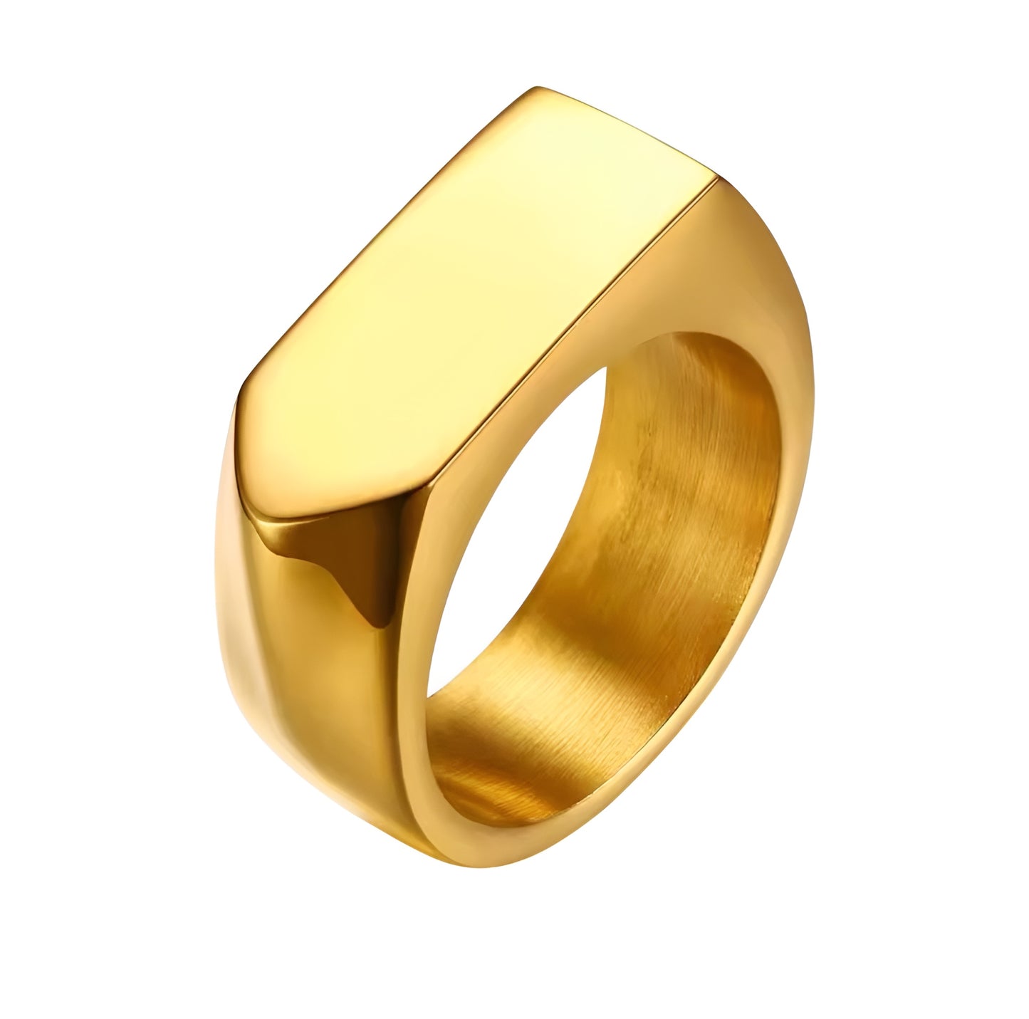 TITANIUM RING GOLD